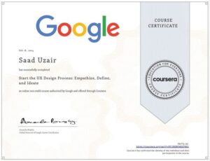 My 3rd Certificate #google #googlecareers #googlecertified #wireframe #prototyping #prototyping #user #userexperience #userinterface #userinterfacedesign #userexperiencedesign #figma #coursera #web